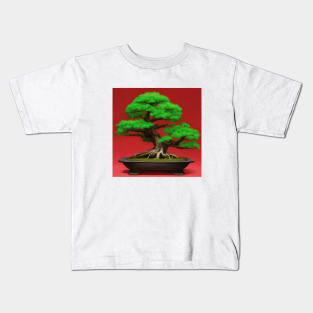 Bonsai Japan Tree Vintage Since Retro Kids T-Shirt